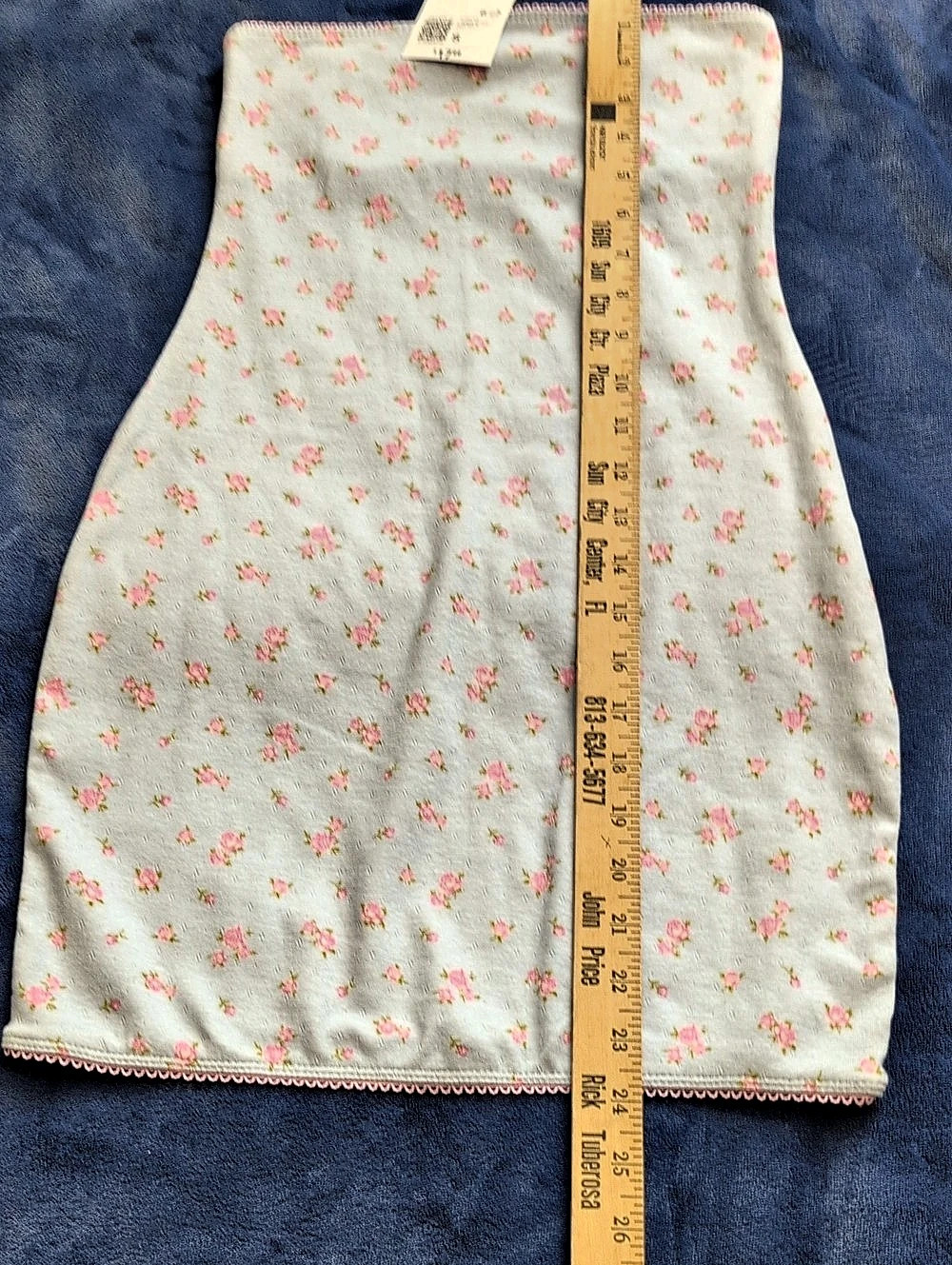 Forever 21 Floral Mini Dress in Blue & Pink Size Small NWT - Picture 4 of 8